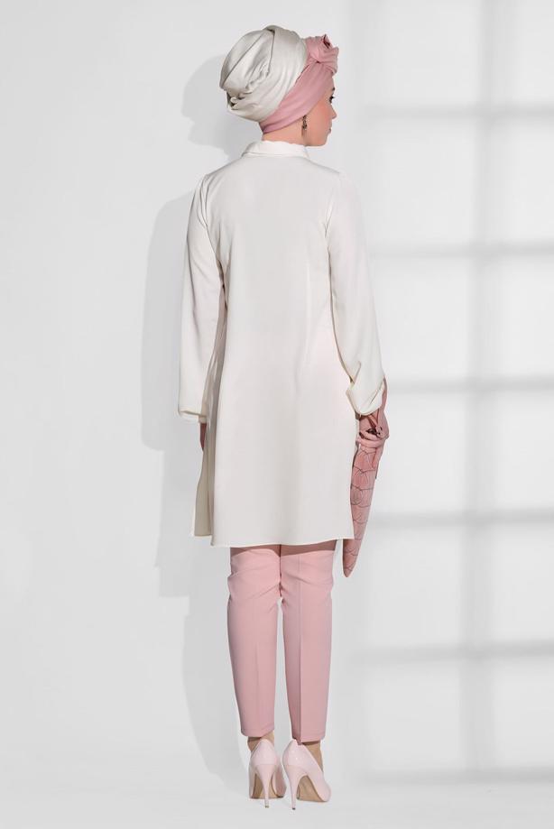 Vêtements hijab  BEAD EMBROIDERED TUNIC 0113  - TRENDTESETTÜR