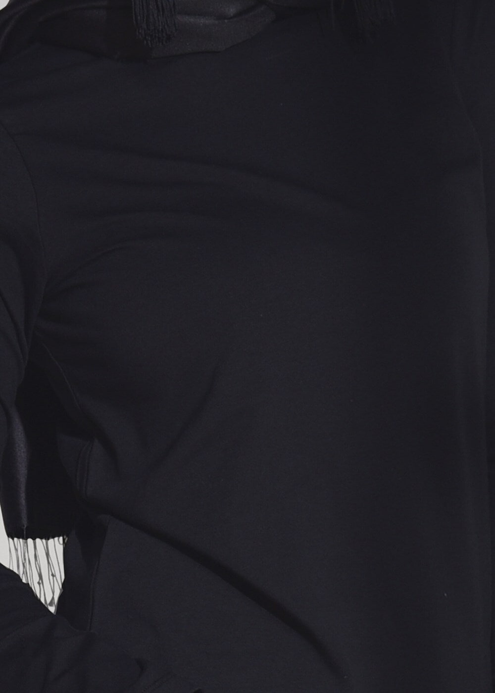 Hijab clothing BLACK COMBED COTTON TUNIC 121 