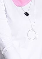 Hijab clothing WHITE COMBED COTTON TUNIC 121 