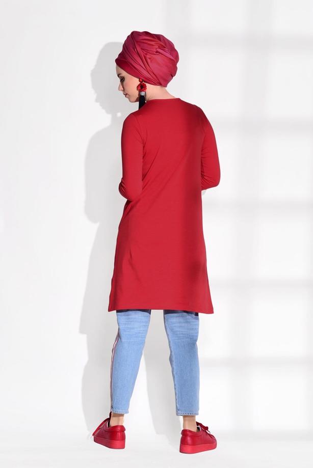 Vêtements hijab  COMBED COTTON TUNIC 121  - TRENDTESETTÜR