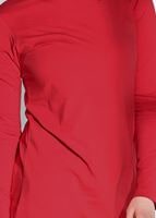 Vêtements hijab ROUGE TUNIQUE EN COTON PEIGNE 121