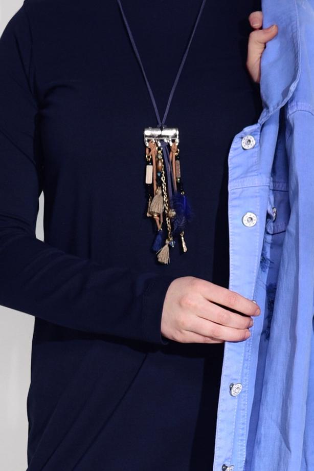 Vêtements hijab  COMBED COTTON TUNIC 121  - TRENDTESETTÜR