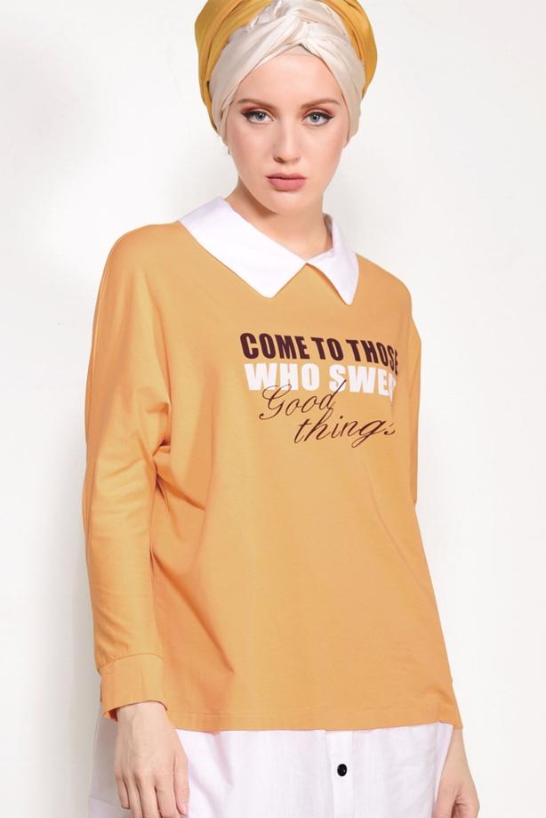 Vêtements hijab  PRINTED SPORTS TUNIC 0246  - TRENDTESETTÜR