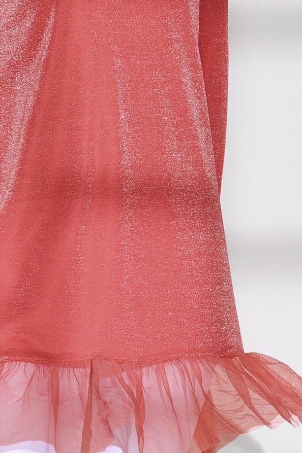 Vêtements hijab  SILVERY LACE DETAIL TUNIC 0271  - TRENDTESETTÜR