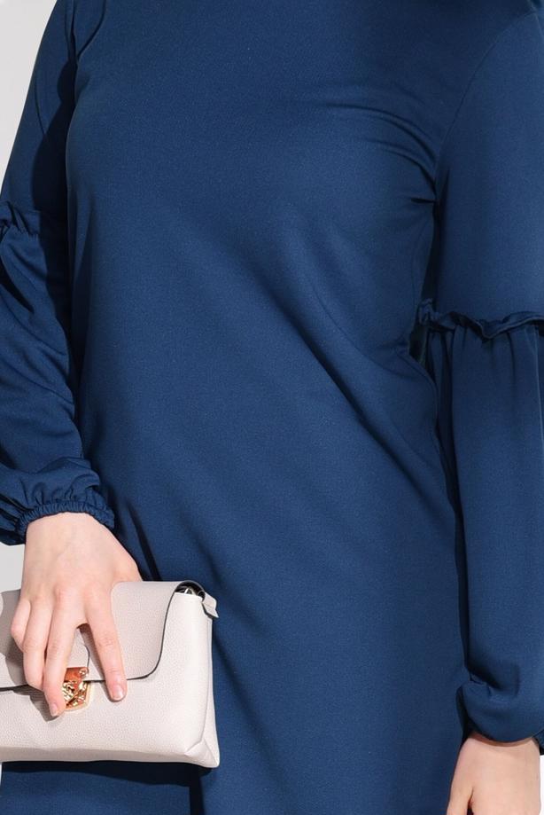 Vêtements hijab  RUFFLE DETAIL TUNIC T 0494  - TRENDTESETTÜR