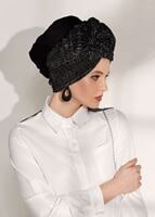 Tesettür giyim BEYAZ T 0624 Lvr-Taş Detaylı Tunik