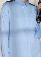 Hijab clothing BLUE STONE DETAIL TUNIC T 0624 