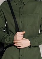 Vêtements hijab KAKI TUNIQUE DÉTAIL PIERRE T 0624