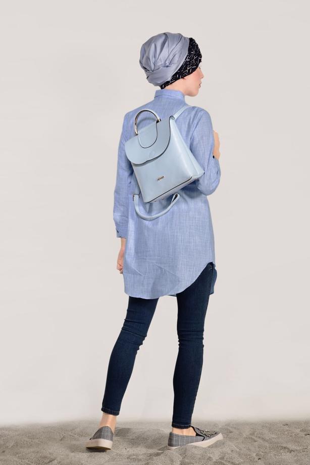 Vêtements hijab  EMBROIDERY DETAIL TUNIC T 1109  - TRENDTESETTÜR