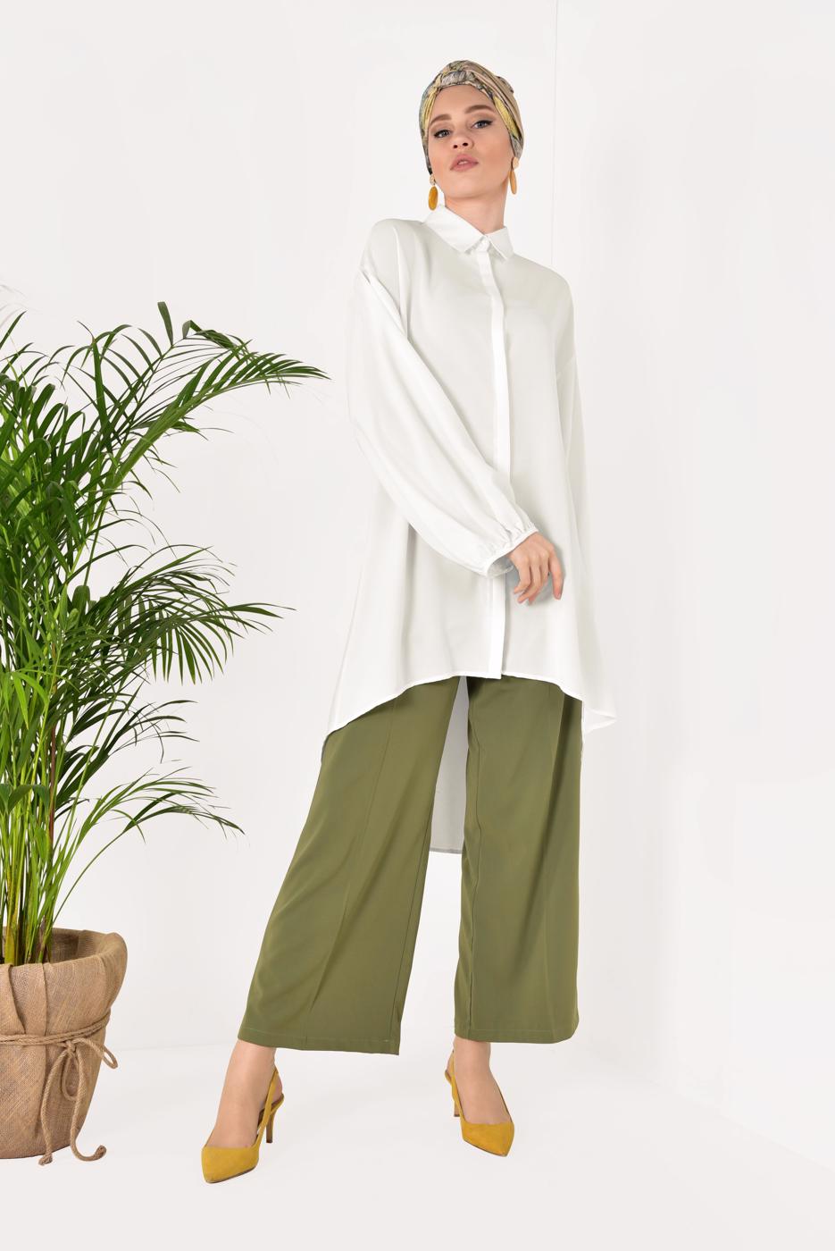 Vêtements hijab CRÈME TUNIQUE SALAS 1303