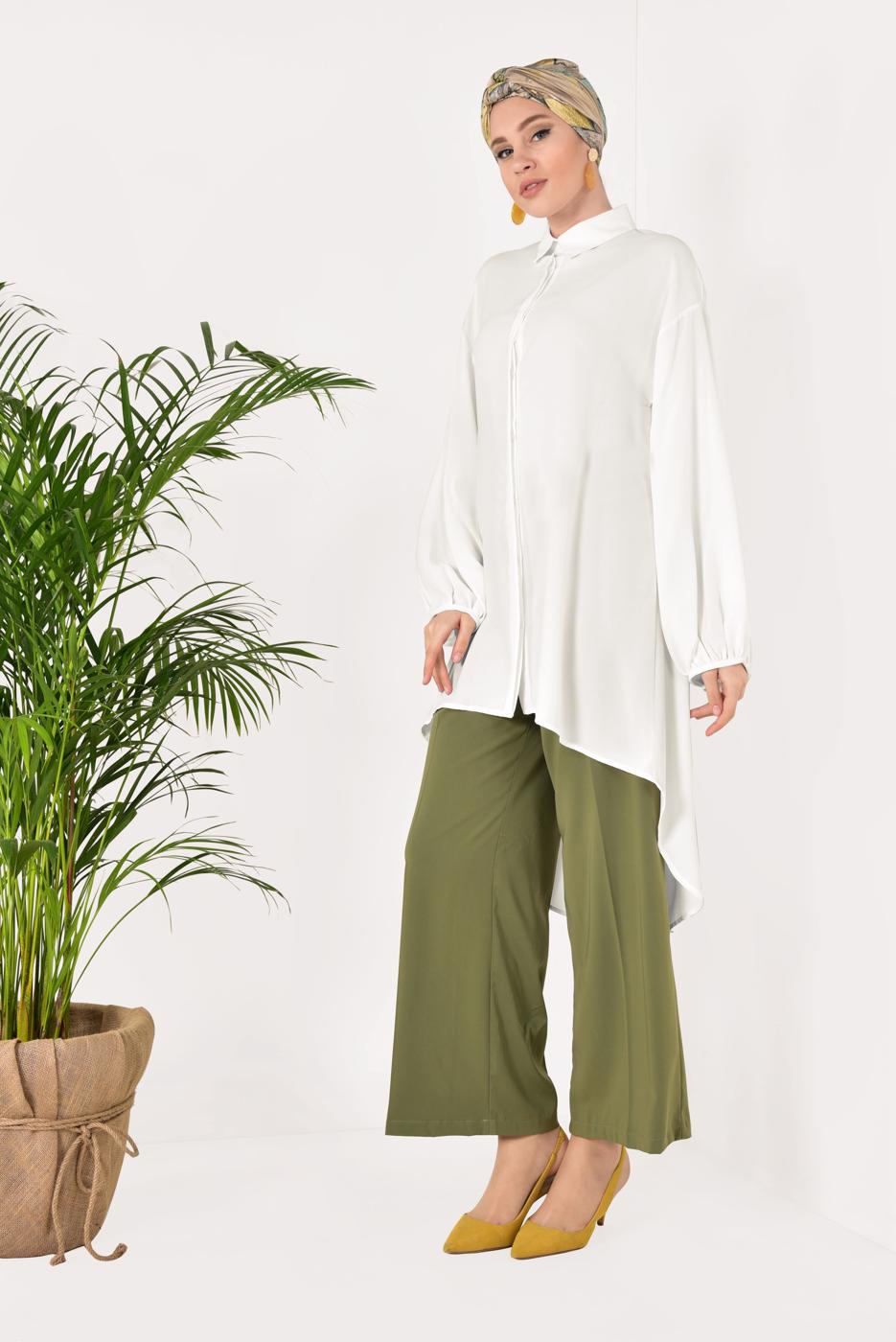 Vêtements hijab CRÈME TUNIQUE SALAS 1303