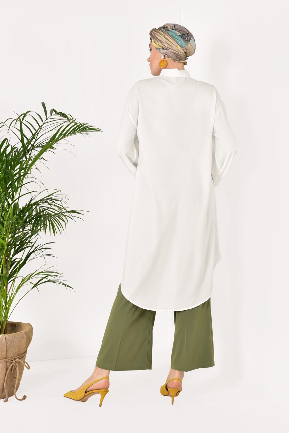 Vêtements hijab CRÈME TUNIQUE SALAS 1303