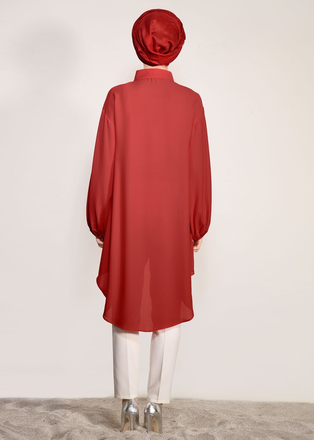 Vêtements hijab ROUGE TUNIQUE SALAS 1303