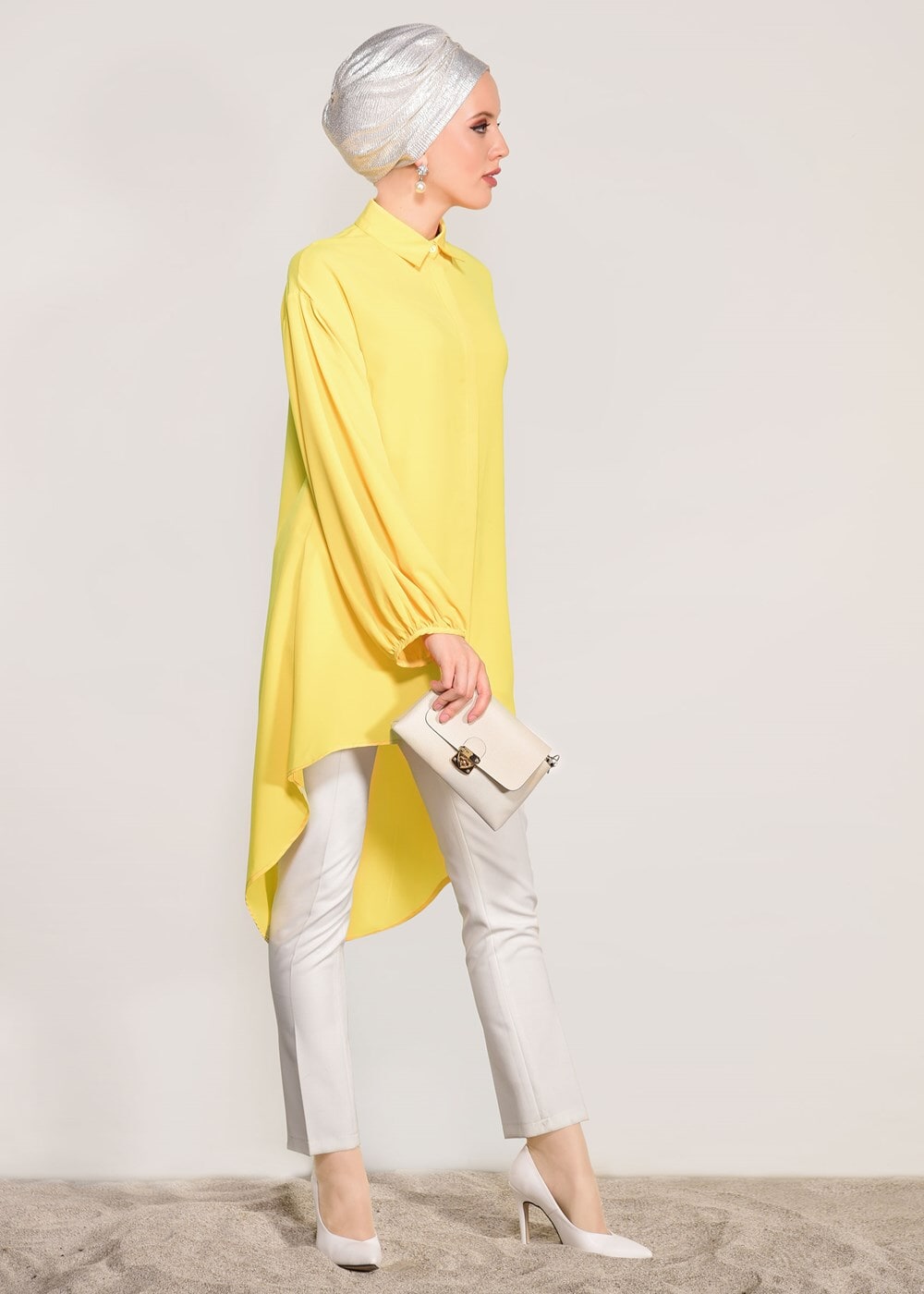 Vêtements hijab JAUNE TUNIQUE SALAS 1303