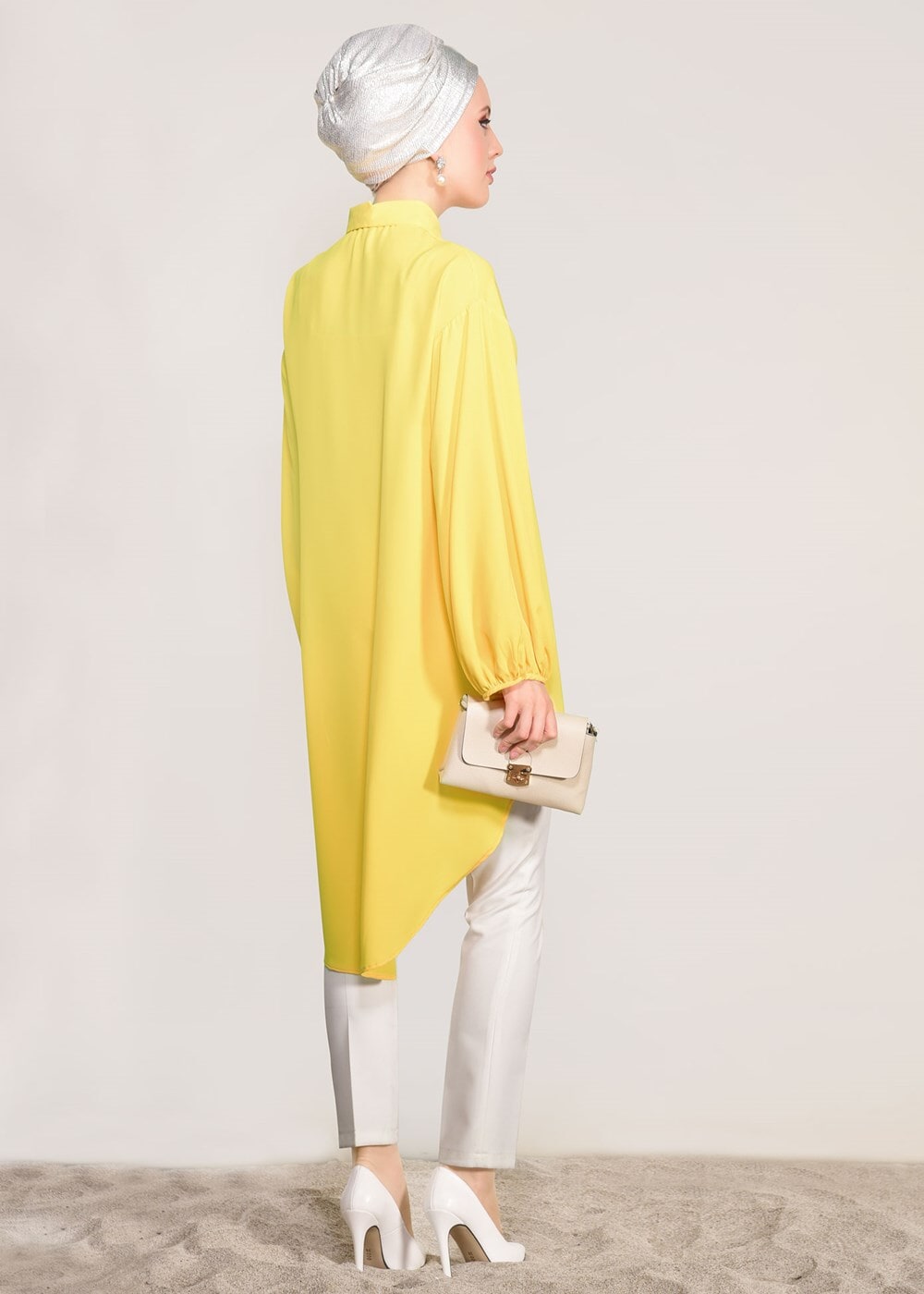 Vêtements hijab JAUNE TUNIQUE SALAS 1303