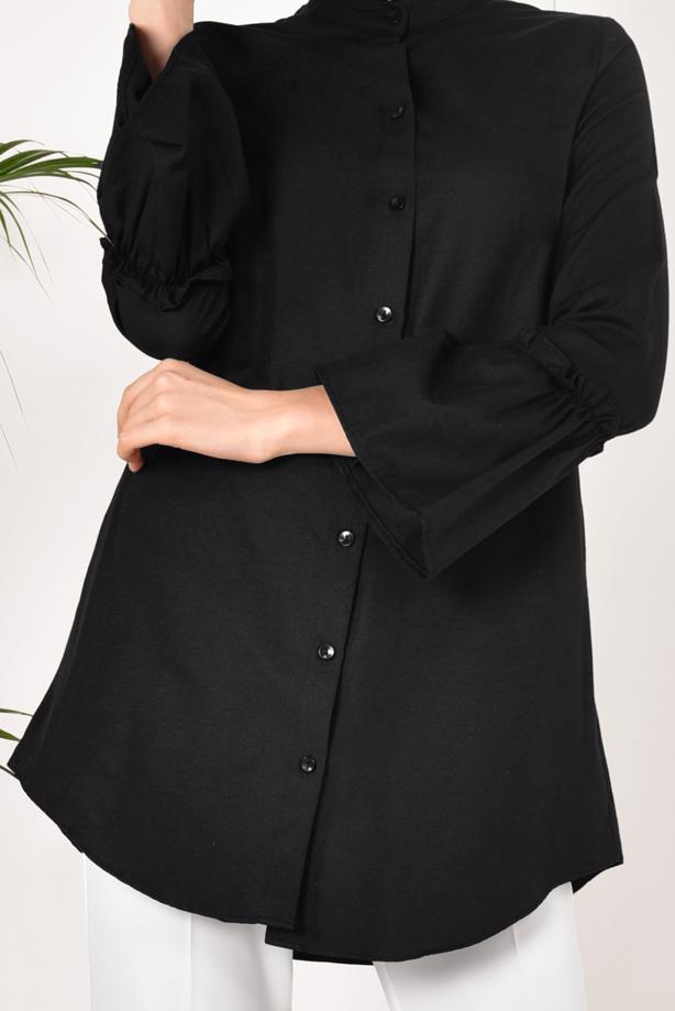 Vêtements hijab  RUFFLE DETAIL TUNIC T 1371  - TRENDTESETTÜR