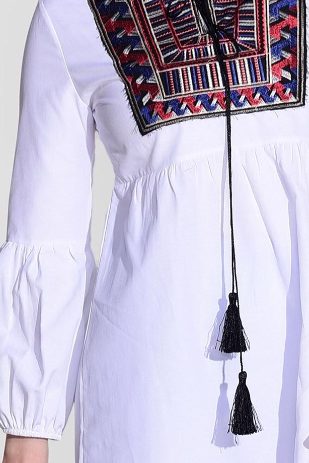 Vêtements hijab  ETHNIC PRINT TUNIC 2185  - TRENDTESETTÜR