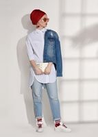 Vêtements hijab BLANC TUNIQUE DÉTAILLÉE BOUTONS 2624