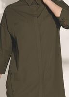 Hijab clothing KHAKI BUTTON DETAILED TUNIC 2624 