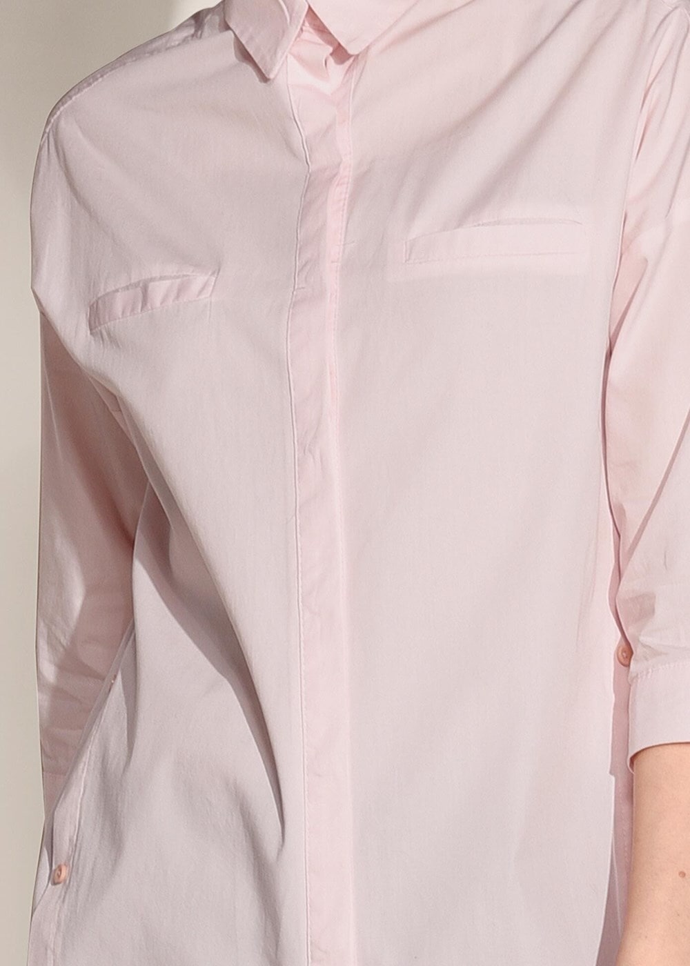 Tesettür giyim PUDRA T 2624 Lvr-Düğme Detaylı Tunik