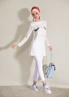 Tesettür giyim LACİVERT T 2813 Mas- 2′li Spor Tunik