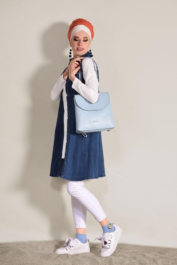 Tesettür giyim  T 2813 Mas- 2′li Spor Tunik - TRENDTESETTÜR