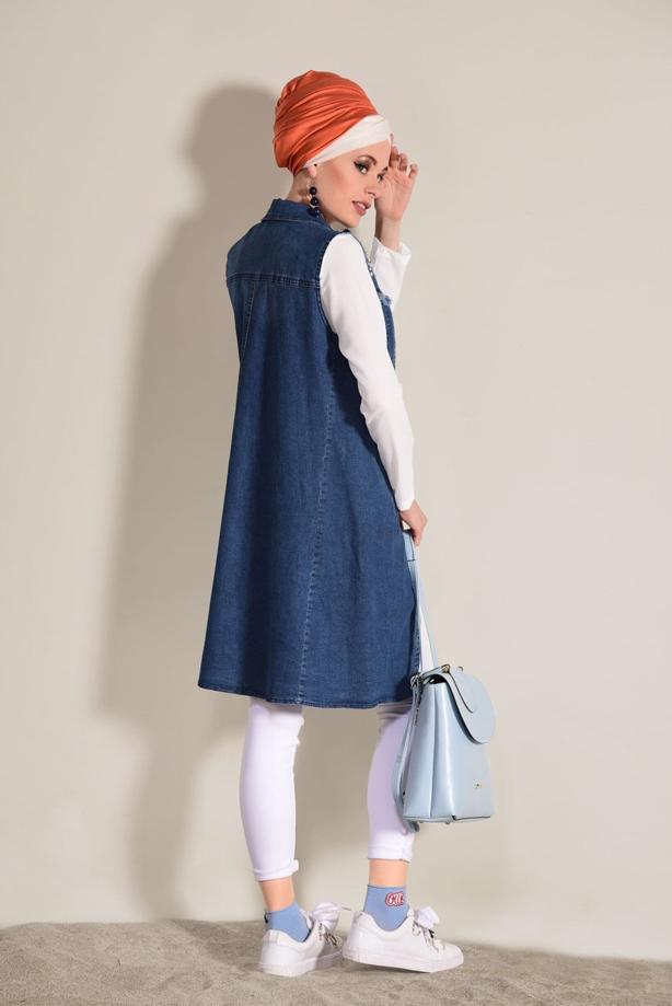 Tesettür giyim  T 2813 Mas- 2′li Spor Tunik - TRENDTESETTÜR