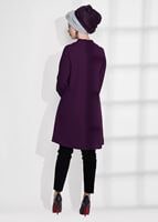 Vêtements hijab POURPRE TUNIQUE DÉTAIL POCHE 2962