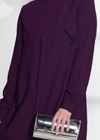 Vêtements hijab POURPRE TUNIQUE DÉTAIL POCHE 2962