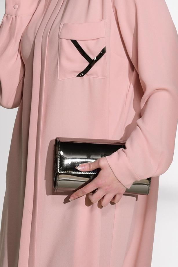 Vêtements hijab  POCKET DETAIL TUNIC 2962  - TRENDTESETTÜR