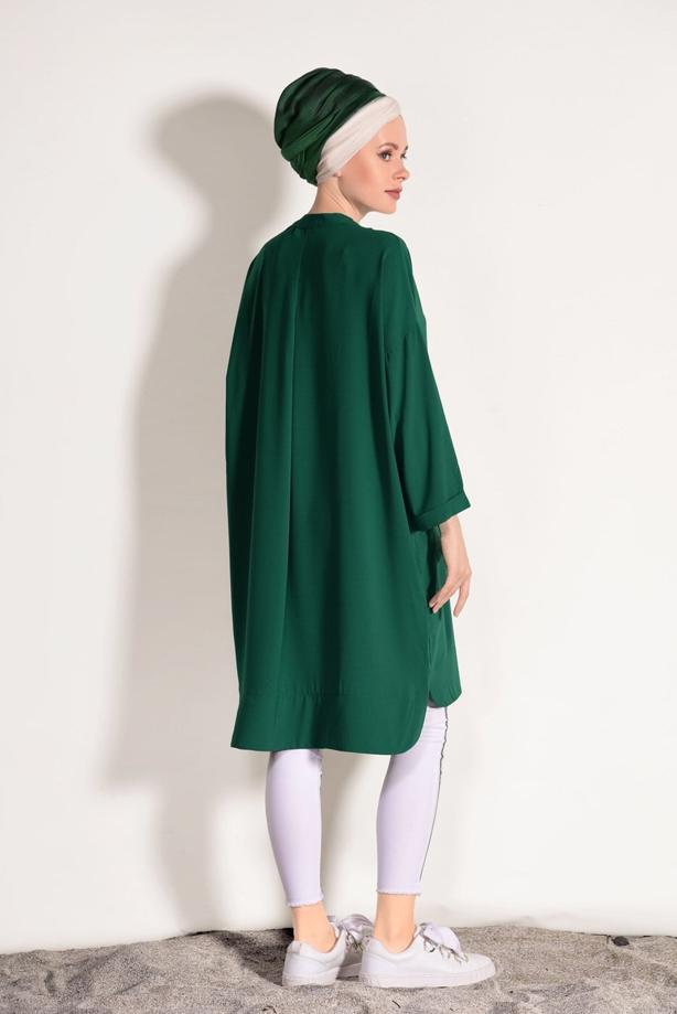 Vêtements hijab  POCKET DETAIL BOOTH TUNIC 3103  - TRENDTESETTÜR