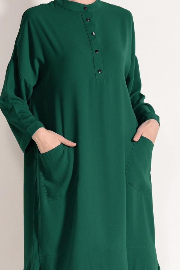 Vêtements hijab  POCKET DETAIL BOOTH TUNIC 3103  - TRENDTESETTÜR