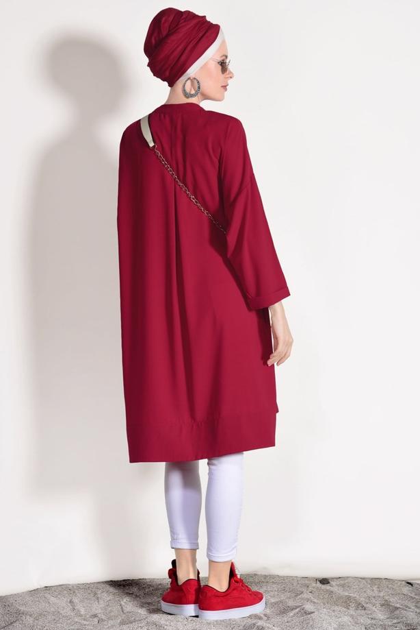 Vêtements hijab  POCKET DETAIL BOOTH TUNIC 3103  - TRENDTESETTÜR