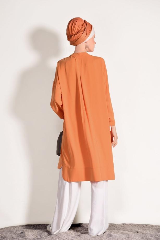 Vêtements hijab  POCKET DETAIL BOOTH TUNIC 3103  - TRENDTESETTÜR