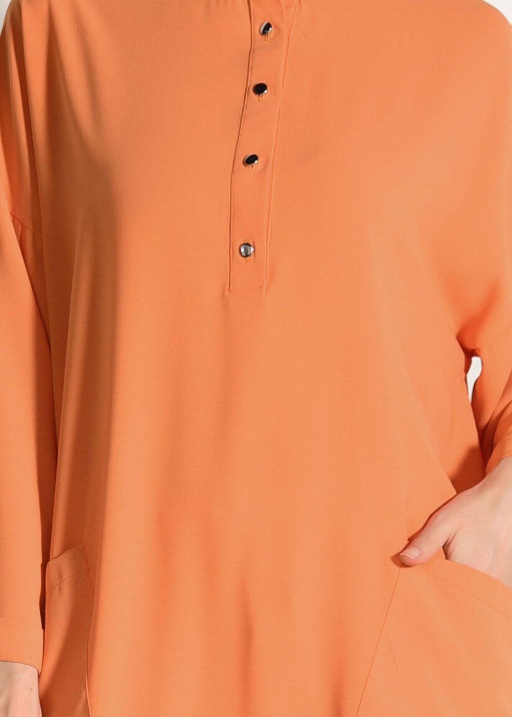 Vêtements hijab ORANGE TUNIQUE BOOTH AVEC POCHES 3103