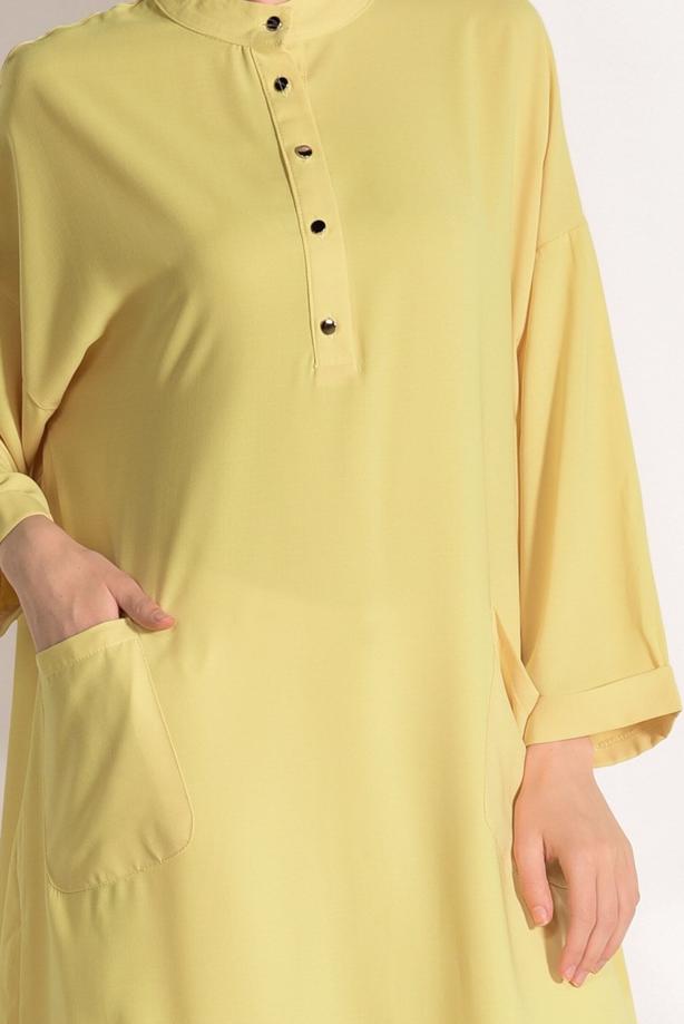 Vêtements hijab  POCKET DETAIL BOOTH TUNIC 3103  - TRENDTESETTÜR