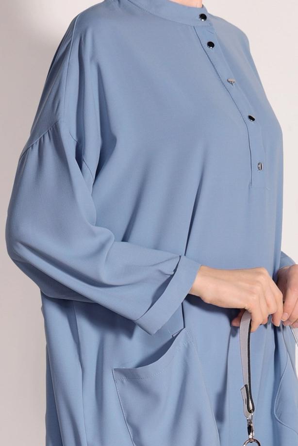 Vêtements hijab  POCKET DETAIL BOOTH TUNIC 3103  - TRENDTESETTÜR