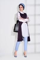 Tesettür giyim MOR T 3161  ModaBu- 2&prime;li Tunik