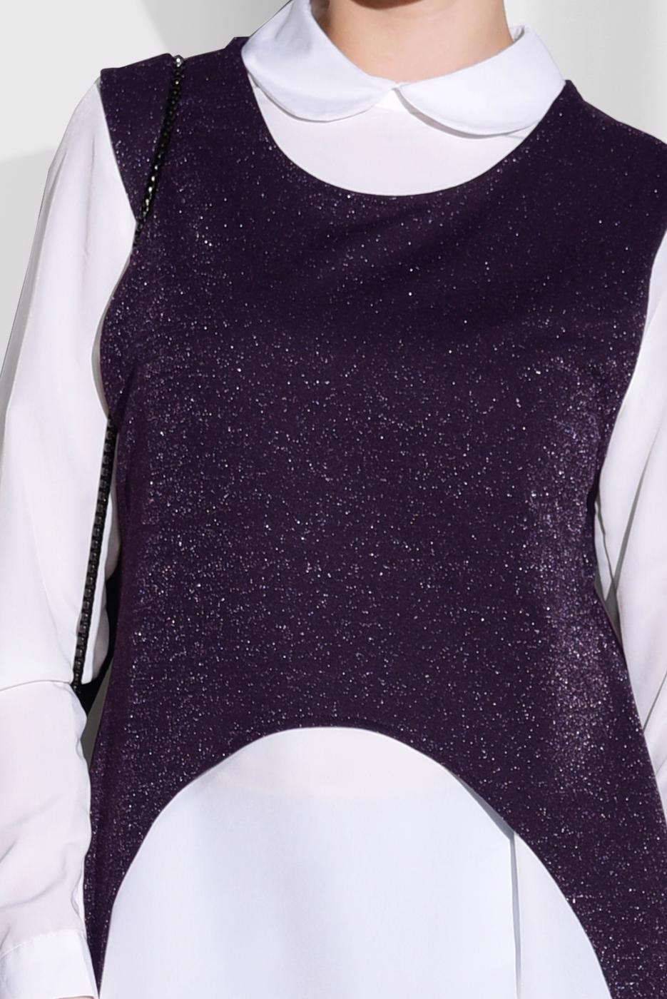 Tesettür giyim MOR T 3161  ModaBu- 2&prime;li Tunik