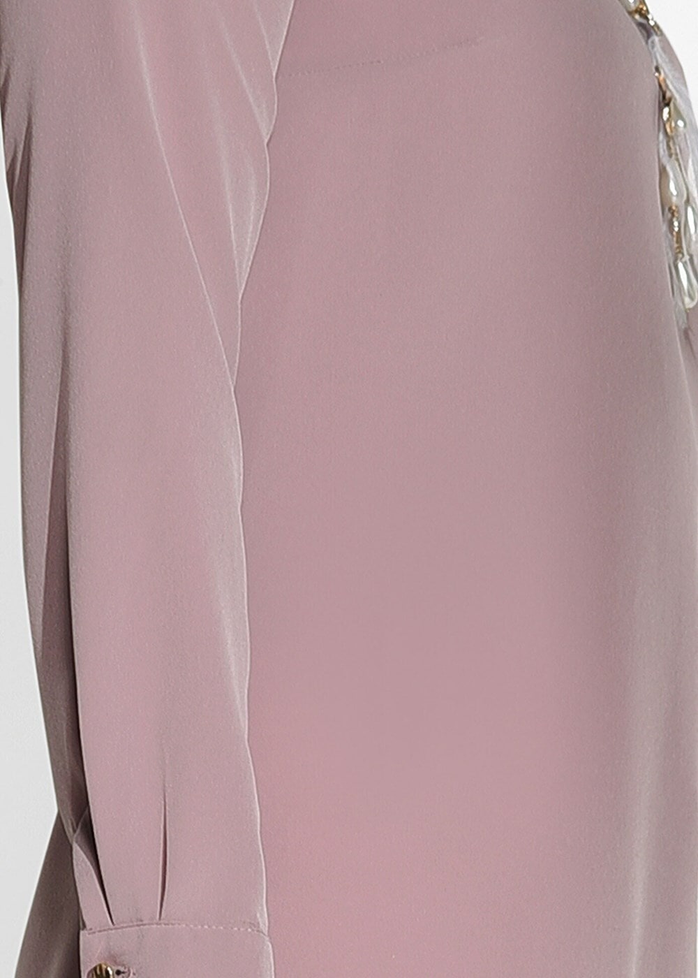 Tesettür giyim PEMBE T 3308 Mısra- Klasik Kesim Tunik