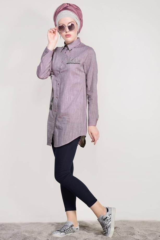 Vêtements hijab   BEADED TUNIC 3429 - TRENDTESETTÜR