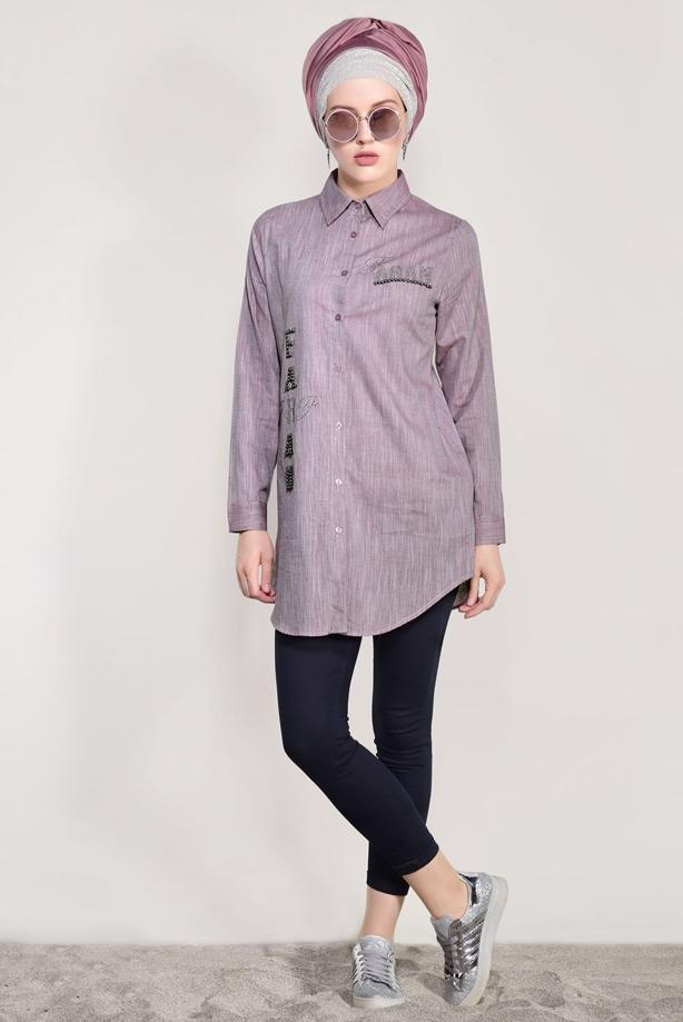 Vêtements hijab   BEADED TUNIC 3429 - TRENDTESETTÜR