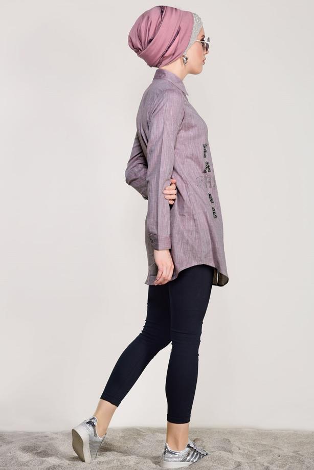 Vêtements hijab   BEADED TUNIC 3429 - TRENDTESETTÜR