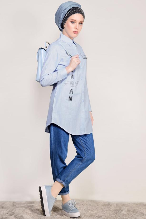 Vêtements hijab   BEADED TUNIC 3429 - TRENDTESETTÜR
