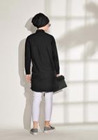 Vêtements hijab NOIR TUNIQUE SPORT DÉTAILLÉE POCHE 3614