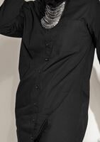 Tesettür giyim SİYAH CEP DETAYLI SPOR TUNİK 3614 