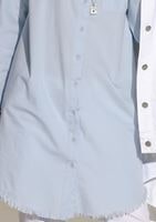 Hijab clothing BLUE POCKET DETAILED SPORTS TUNIC 3614 