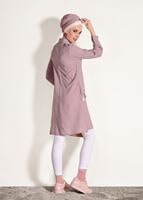 Hijab clothing PINK FRINGE DETAILED TUNIC 3623 