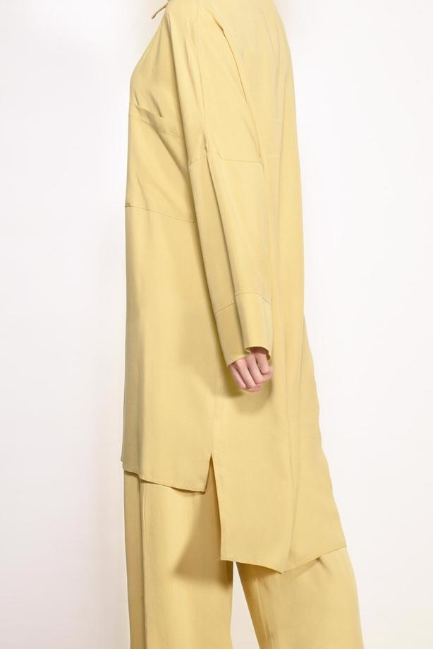 Vêtements hijab  BUTTONED POCKET DETAILED SUIT WITH PANTS 4003  - TRENDTESETTÜR