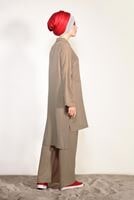 Vêtements hijab VISON COSTUME PANTALON 2 PIÈCES DÉTAILLÉ AVEC POCHE SUR LE DEVANT 4003 